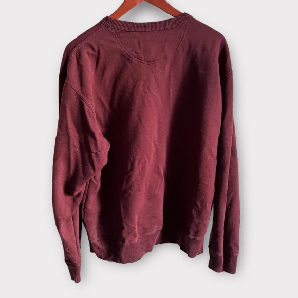 Unisex Champion Sweatshirt Maroon like new size large - Picture 2 of 3
